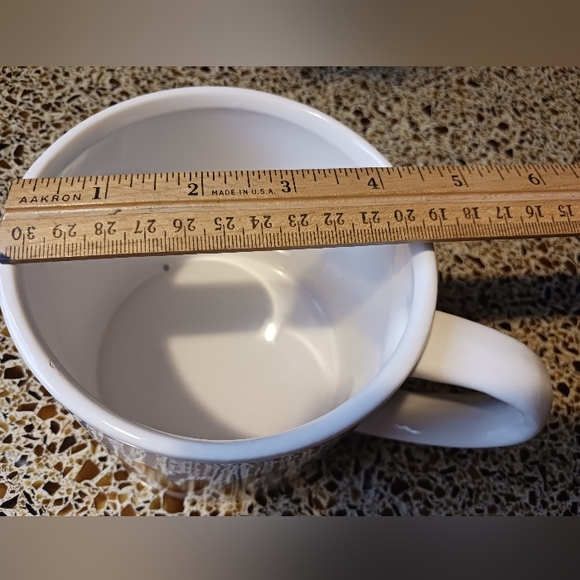 White/Gold Love mug EUC - Picture 12 of 13